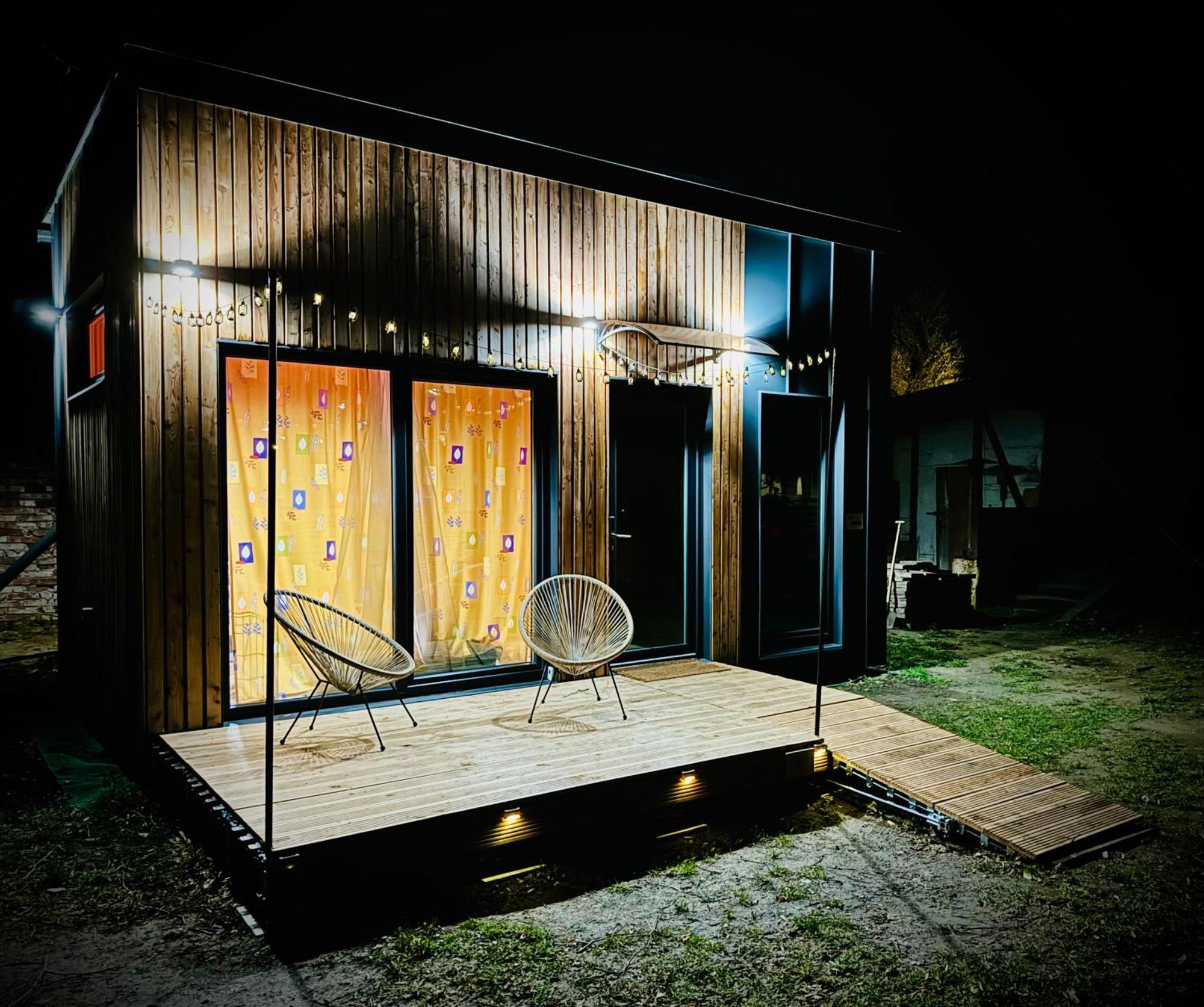 Tiny House Baraczek Brno-Jundrov, Ulice Veslarska Apartment Exterior foto